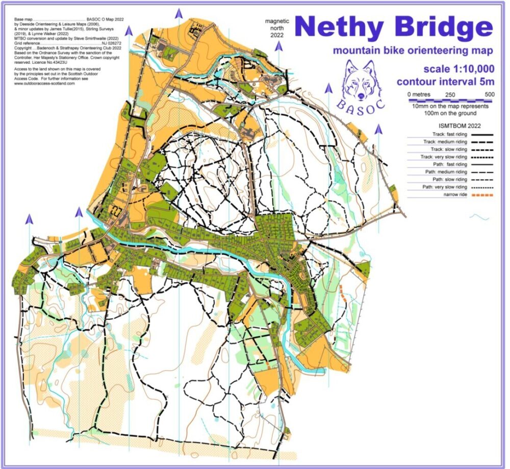Nethy Bridge MTBO map